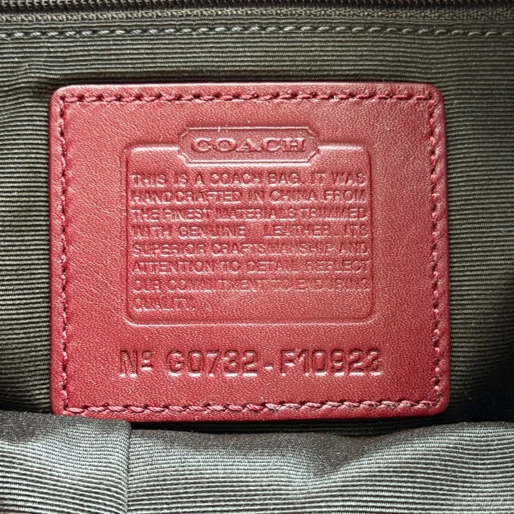 Coach Red Shoulder Bag - Picture 7 of 12